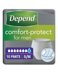 Depend Comfort Protect For Men Incontinence Underwear Level 7 - Pack of 10