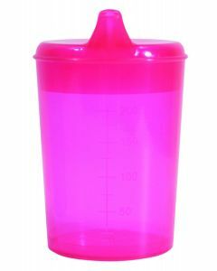 Drinking Cup with Two Spouts Pink