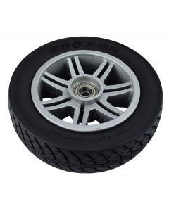 Drive Medical Scout 4 - Front Wheel & Tyre Assembly (Black)