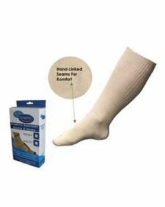 Mens Diabetic Sock - Beige  Size 9 - 12