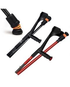 Flexyfoot Carbon Fibre Folding Crutches