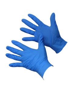 Blue Stretch Nitrile Gloves