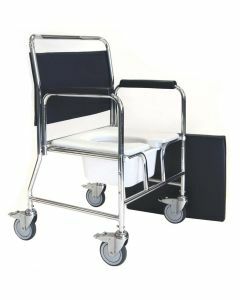 Heavy Duty Wheeled Commode Chair
