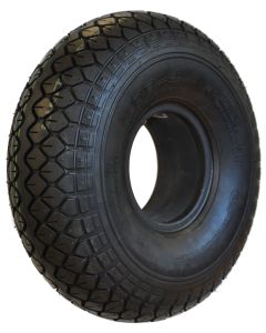 400 X 4 Black Solid Block Pattern Tyre