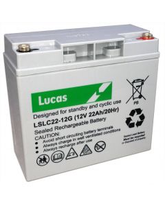 Lucas AGM Battery - 12V 22AH