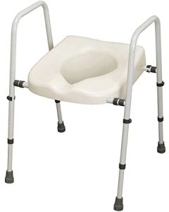 Flat Packed Mowbray Lite Adjustable Toilet Frame with Seat