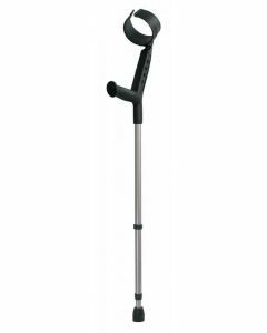 Progress Double Adjustable Elbow Crutches - Dark Grey