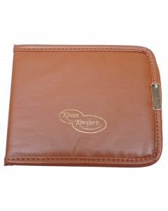 Faux Leather Blue Badge & Timer Wallet - Brown