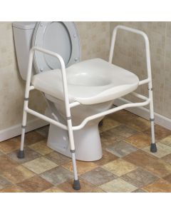 Mowbray Extra Wide Toilet Frame and Seat - Free Standing