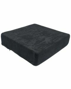 Harley Rest-Easy Towelling Cover Cushion - Black (17x17x3