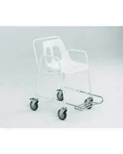 Mobile Shower Chair with Footrest