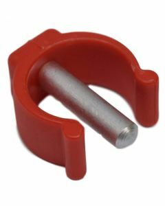 Replacement Horseshoe Clips For Rebotec - Ergonomic Soft Grip Coloured Crutches (Red)