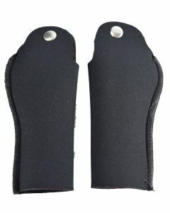 Deluxe Crutch Handle Sleeves For Ergonomic Handles - Black