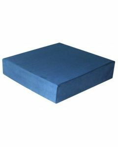 Harley Proform Ringo cut-out Convoluted Suedette Cover Cushion - Blue (17x17x3