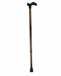 Ergonomic Right Handle Walking Stick - Bronze