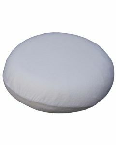 Sissel Towelling Cover Ring Cushion - White (17x19