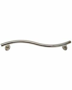 Curved Stainless Steel Polished Grab Rail 610mm (24