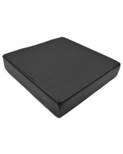 Aidapt Memory Foam Vinyl Cover Wheelchair Cushion - Black (16x16x3