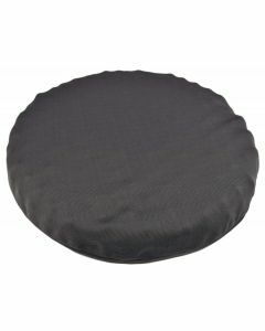 Putnams Sero Pressure Round cut-out Convoluted Stockinette Cover Ring Cushion - Black (17x3