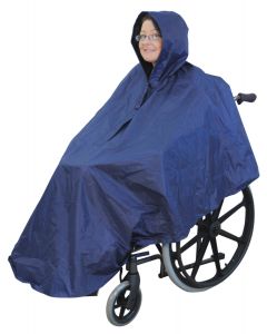 Navy Wheelchair Poncho