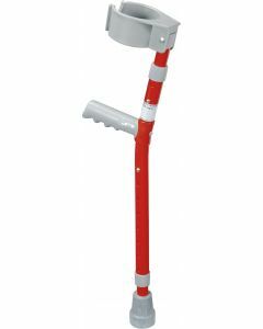 Pediatric Aluminum Forearm Crutches - Red