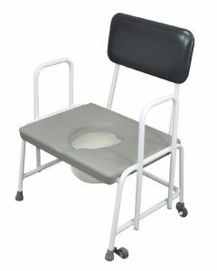 Bariatric Commode - Detachable Arms - Adjustable Height