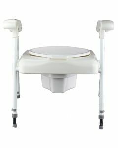 Derby Folding Commode With Pan & Lid