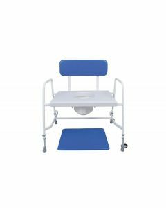 Super Bariatric Commode with Backrest