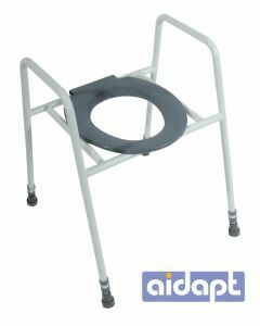 Skandia Raised Toilet Seat and Frame with Clip on Seat