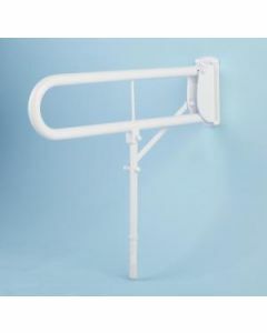 Stainless Steel Folding Toilet Support Rail with Leg