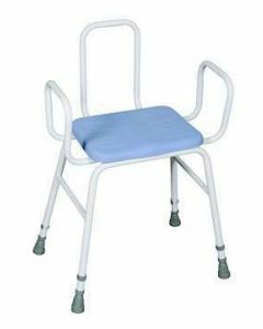Deluxe Perching Stool - Adjustable Height (Tubular Back)