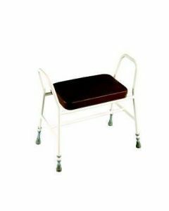 Perching Stool - Adjustable Height (Arms only in Brown)
