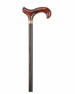 Wooden Walking Stick Derby Handle - Morocco Stained Beech (36