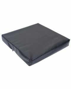 Vinyl Wheelchair Cushion - Black (16x15x2