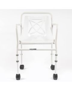 NRS Mobile Adjustable Height Shower Chair