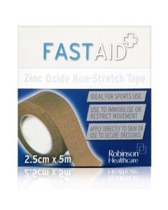 Fast Aid Zinc Oxide Tape - 2.5cm x 5m