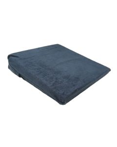 Kozee Komforts 11° Velour Wedge Cushion - Blue (14x14x3.5