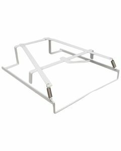 Height Adjustable Drop Arm Mobile Commode - Perfection Pan Rack