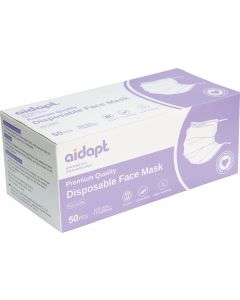 Premium Disposable Face Masks - Box of 50