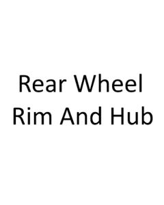 ScooterPac Cabin Car Mk2 - Replacement Rear Wheel Rim And Hub