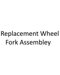 Foldalite Trekker Folding Electric Wheelchair Replacement Wheel & Fork Assembley