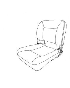 Titan LTE Power Chair - Seat (No Arm Rests)