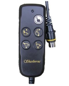 Sherborne 5 Button Handset 8 Pin (9575BDHANDSETTS) - (WHITE FRONT WITH TOUCH STOP)