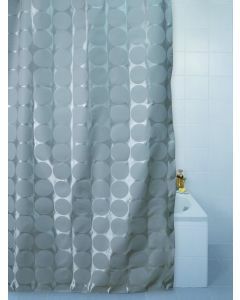 Patterned Polyester Shower Curtains - Gold Sphere (180 x 180cm)