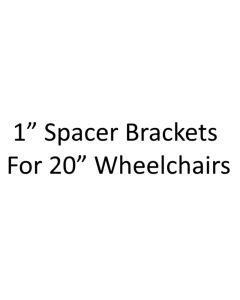 U-Drive - Bracketry Z23120 (1” Spacer Brackets For 20” Wheelchairs)