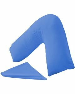 Orthapedic V Shaped Pillow - Spare Pillowcase (Blue)