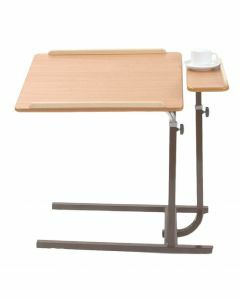 Split Level Overbed Table - Brown