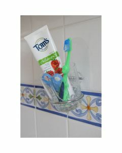 Stick 'n' Stay Toothbrush Cup Holder