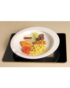 Scoop Plate - White