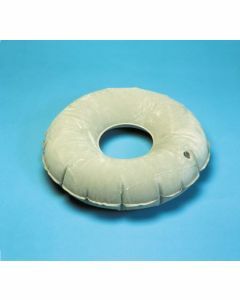 Suede Effect Inflatable PVC Ring